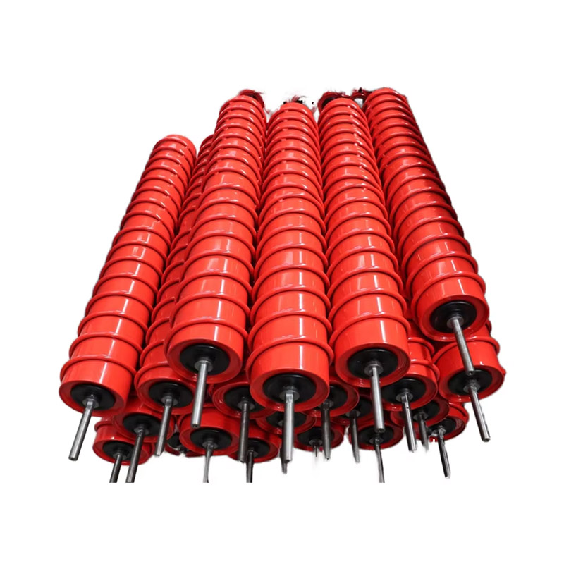 Slag discharge pulley